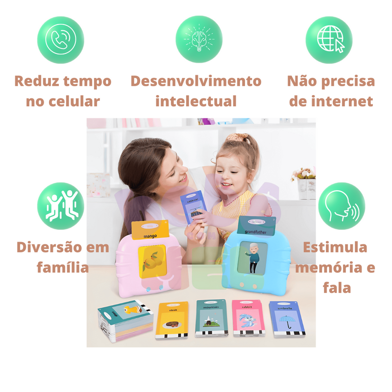 Brinquedo de aprendizagem BabyEnglish® - Didático e Interativo (50% OFF + Frete Grátis)