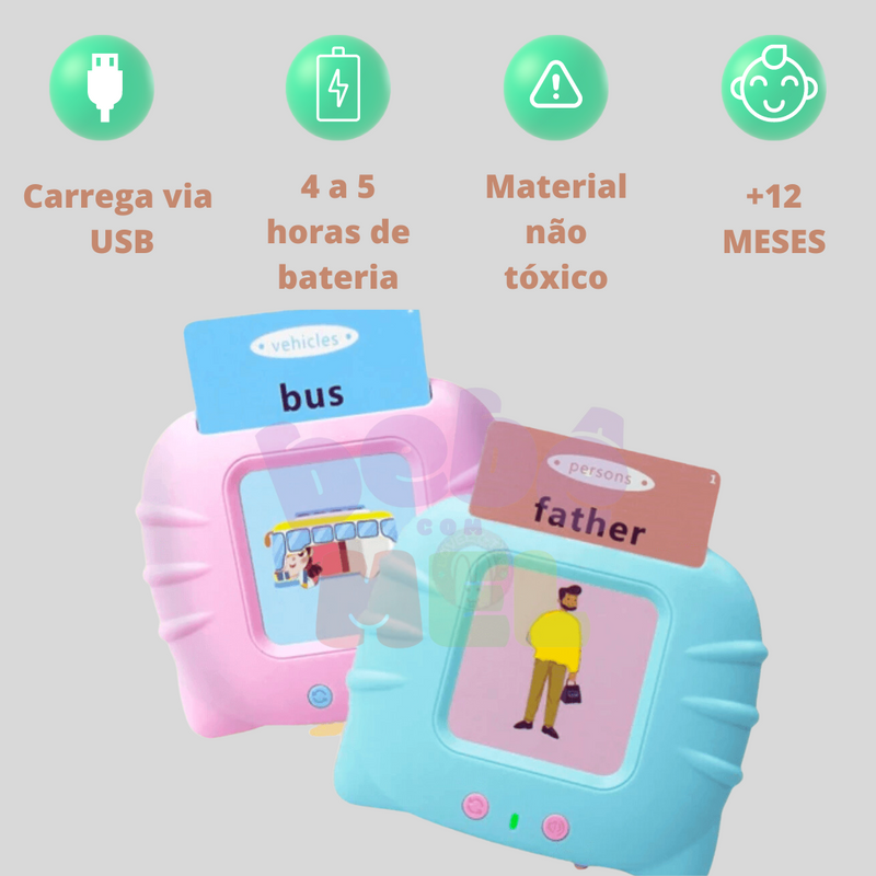 Brinquedo de aprendizagem BabyEnglish® - Didático e Interativo (50% OFF + Frete Grátis)